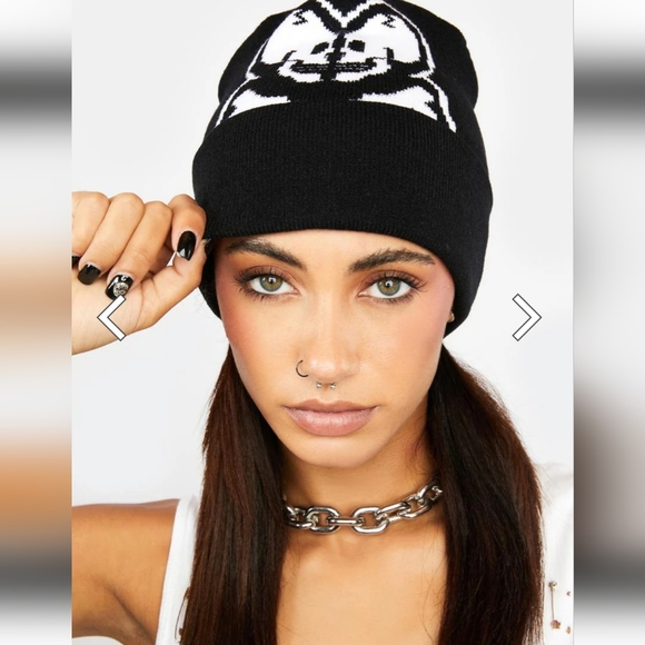 TOKIDOKI Double Skull Beanie/Toque/Skully/Wooly Hat/Toboggan/Knit Cap/Snow Cap - Picture 16 of 16